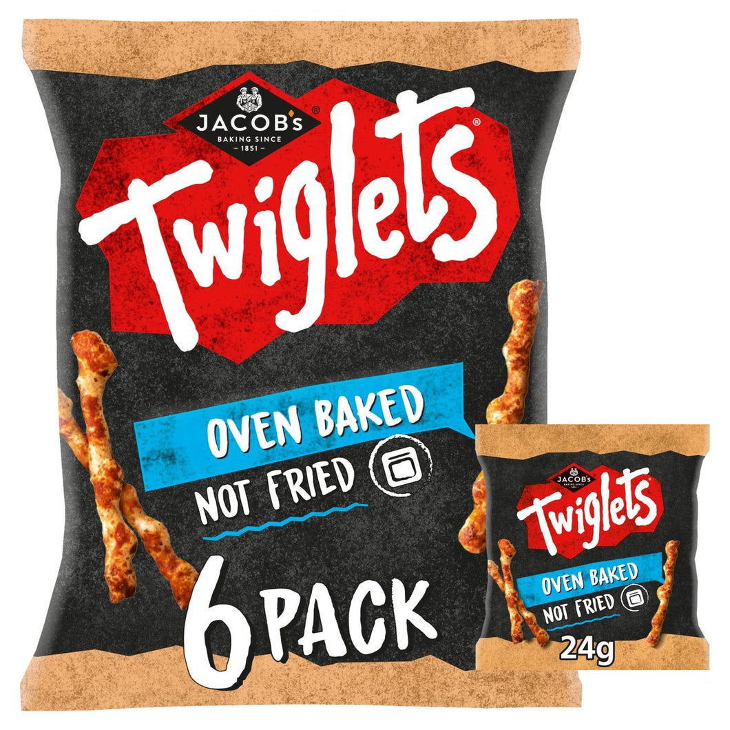 Jacob's Twiglets Original Snacks Multipack 6x23g