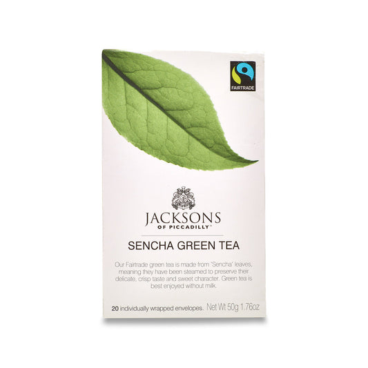 Jacksons of Piccadilly Sencha Green Tea Bags 20 per pack