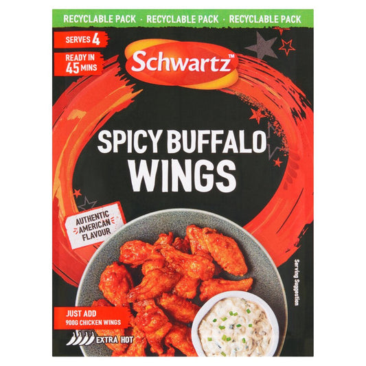Schwartz Authentic US Buffalo Chicken Wings 35g