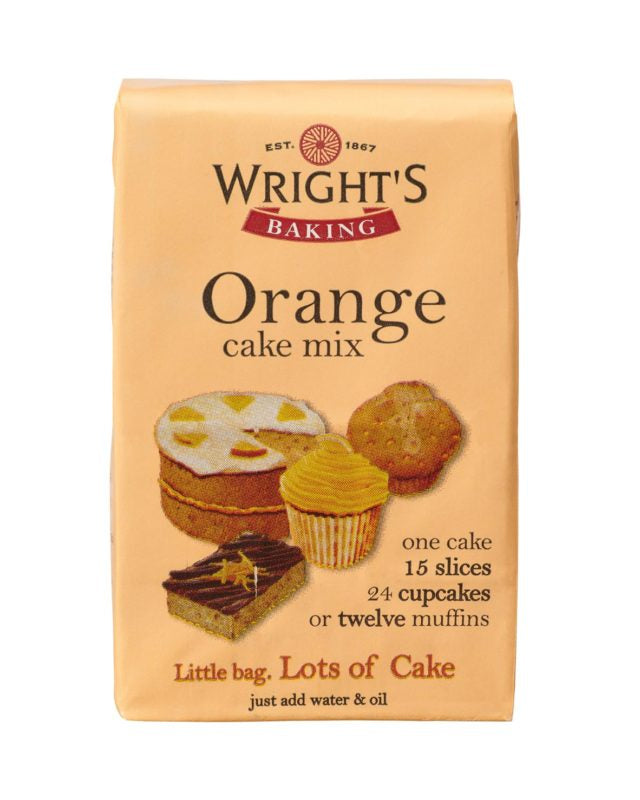 Wrights Baking Orange Cake Mix, 500g