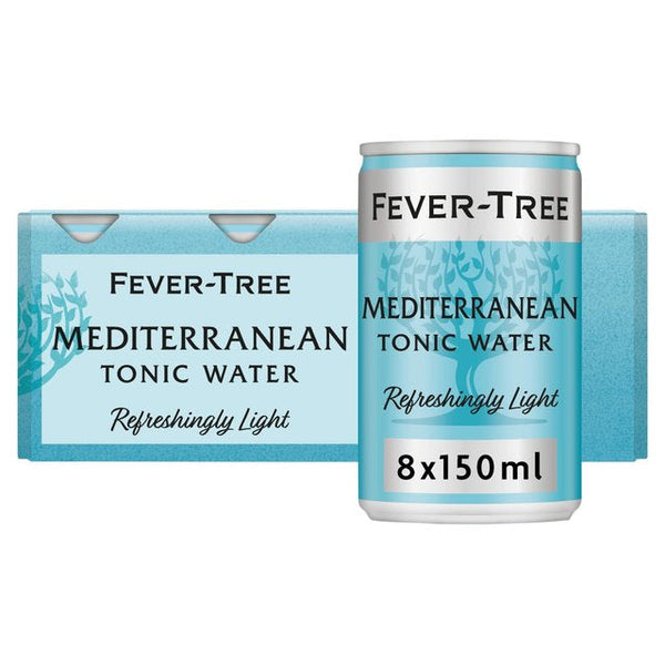 Fever-Tree Light Mediterranean Tonic Cans 8x150ml
