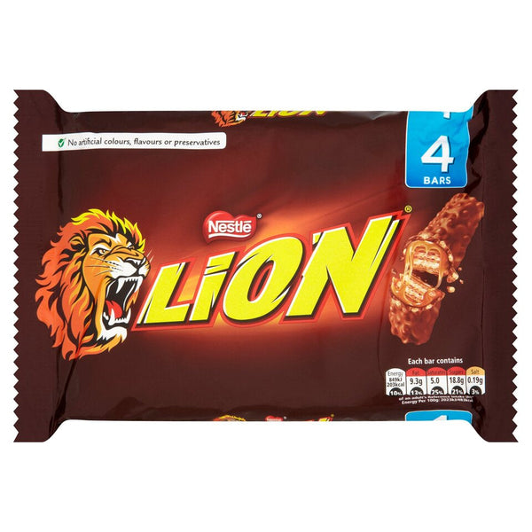 Lion Milk Chocolate Bars, Pack of 4 bars, 168g