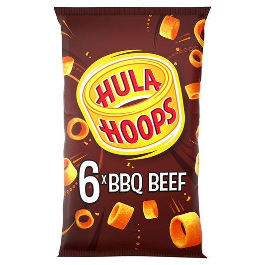 Hula Hoops BBQ Beef Multipack 6 per pack
