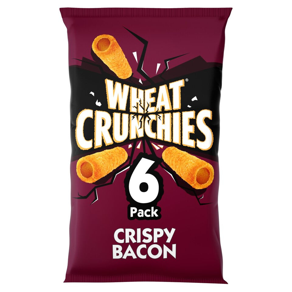 Wheat Crunchies Bacon Multipack Crisps, 6x20g