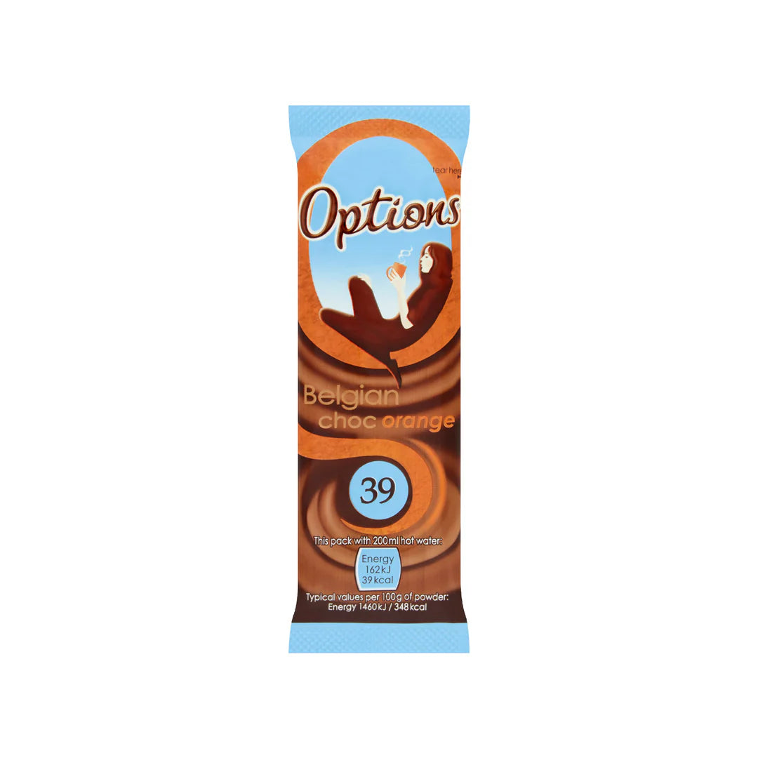 Options Belgian Choc Orange Sachet 11g