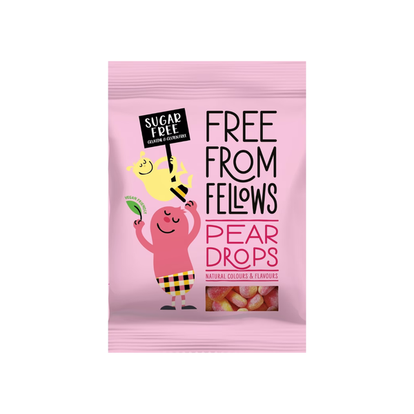 Free From Fellows Vegan Sugar Free Pear Drops 70g