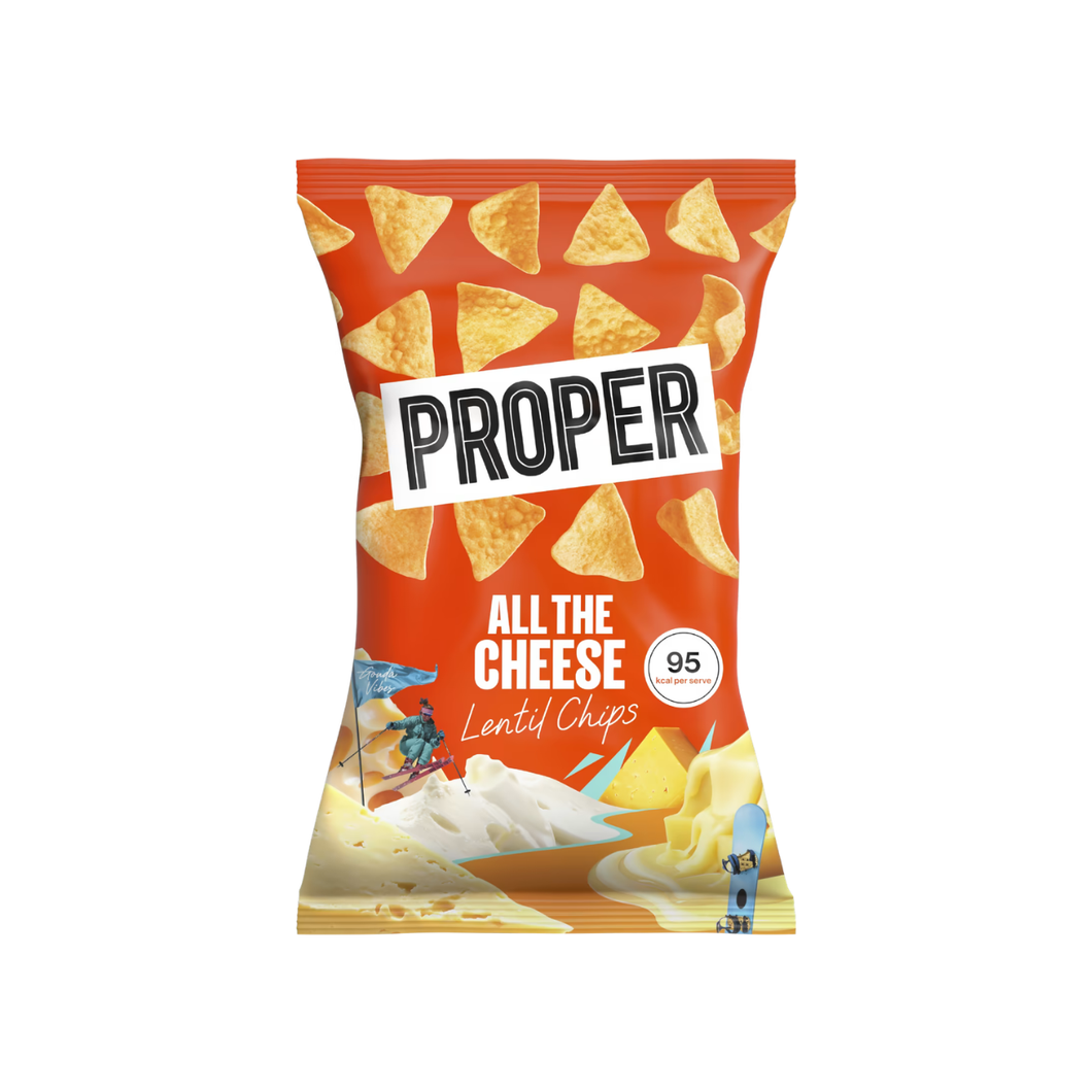 Proper Chips - All The Cheese Lentil Chips 85g