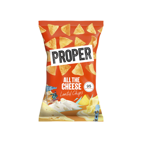 Proper Chips - All The Cheese Lentil Chips 85g