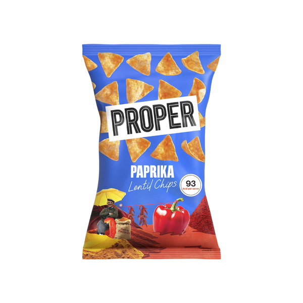 Proper Chips - Paprika Lentil Chips 85g