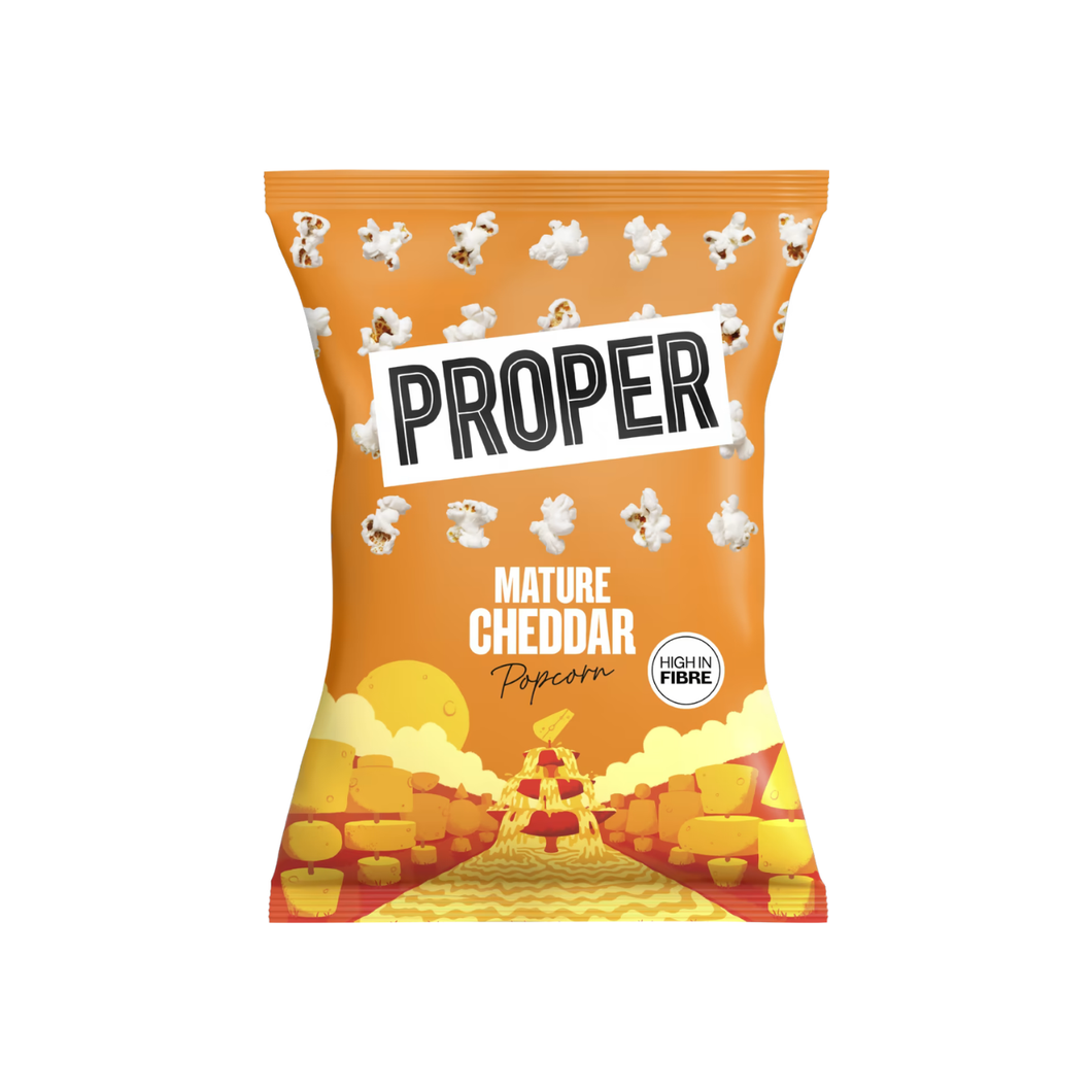 Proper Corn - Mature Cheddar Popcorn 70g