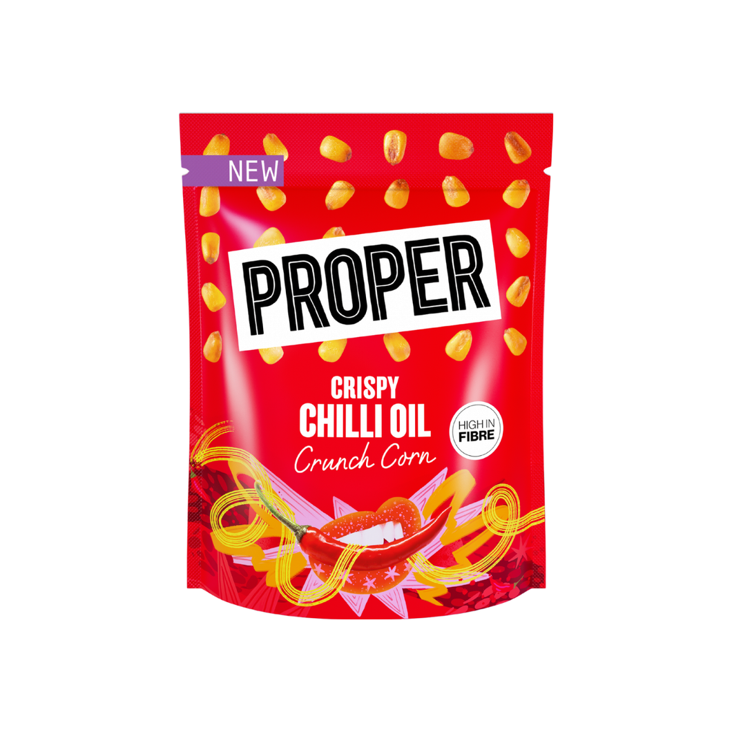 Proper Crunch Corn - Crispy Chilli Oil 125g