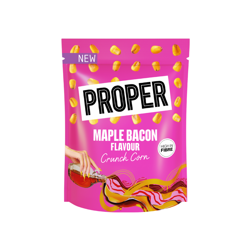 Proper Crunch Corn - Maple Bacon Flavour 125g