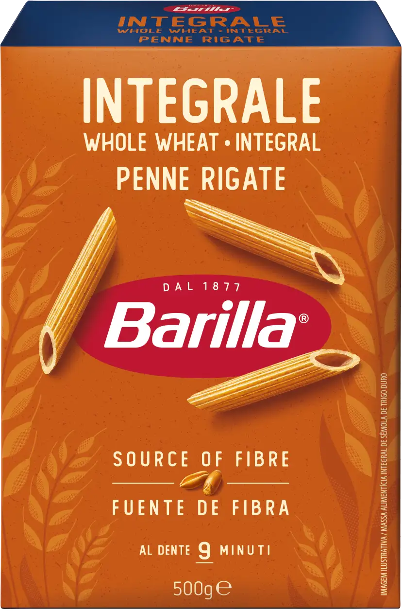 Barilla Whole Wheat Pennette Rigate 500g