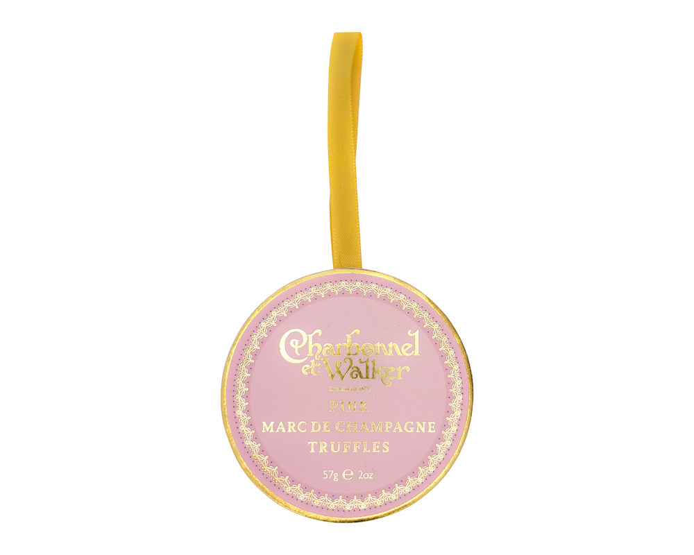 Charbonnel et Walker Pink Marc de Champagne Truffle Bauble 60g