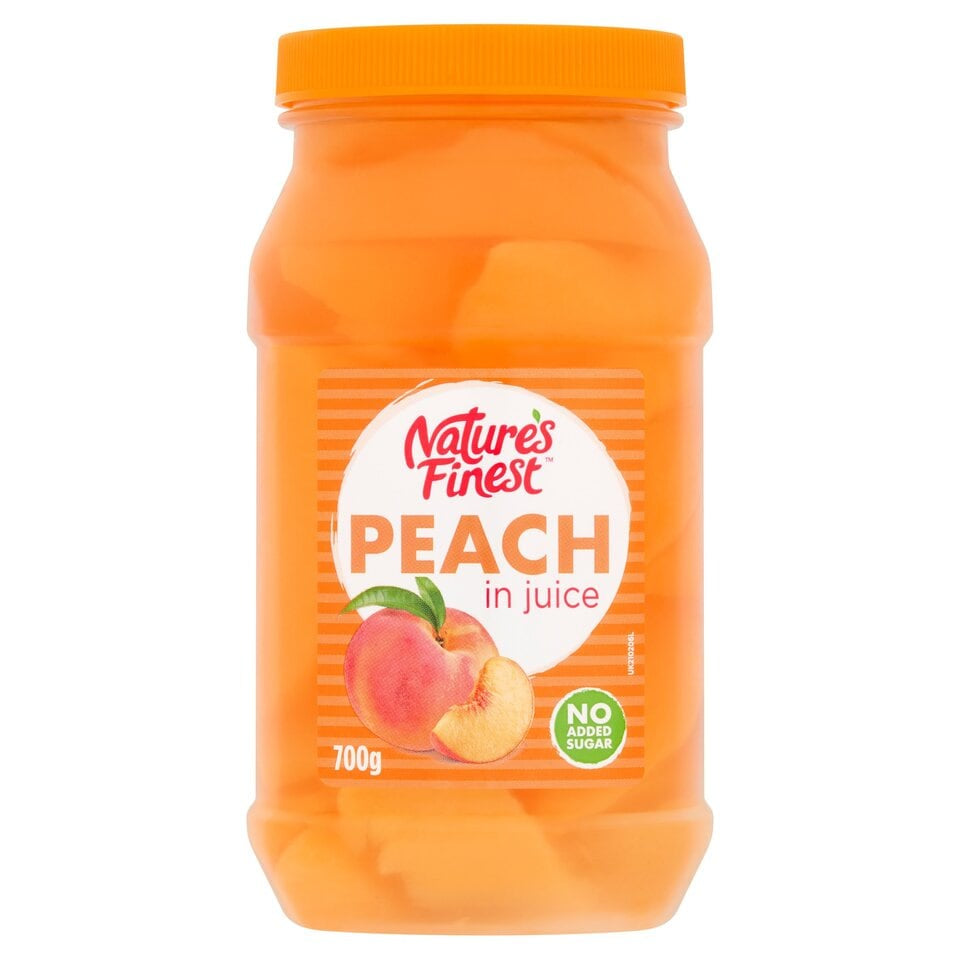 Natures Finest Juicy Peach in Juice, 700g