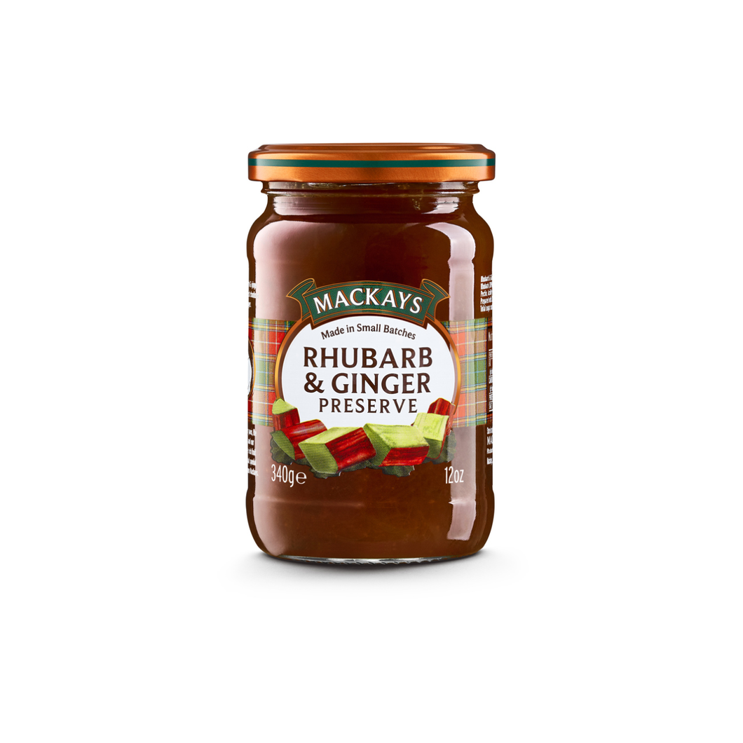 Mackays Rhubarb & Ginger Preserve 340g