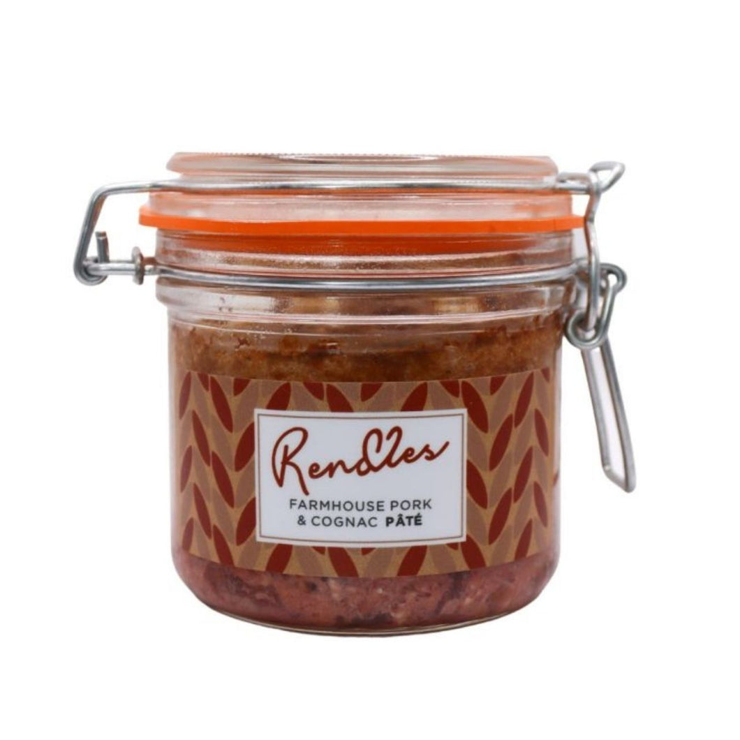 Rendles Farmhouse Pork & Cognac Pate in Kilner Jar 280g