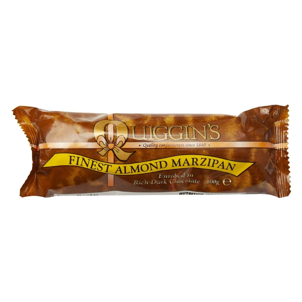 Quiggin's Finest Almond Marzipan in Dark Chocolate 100g