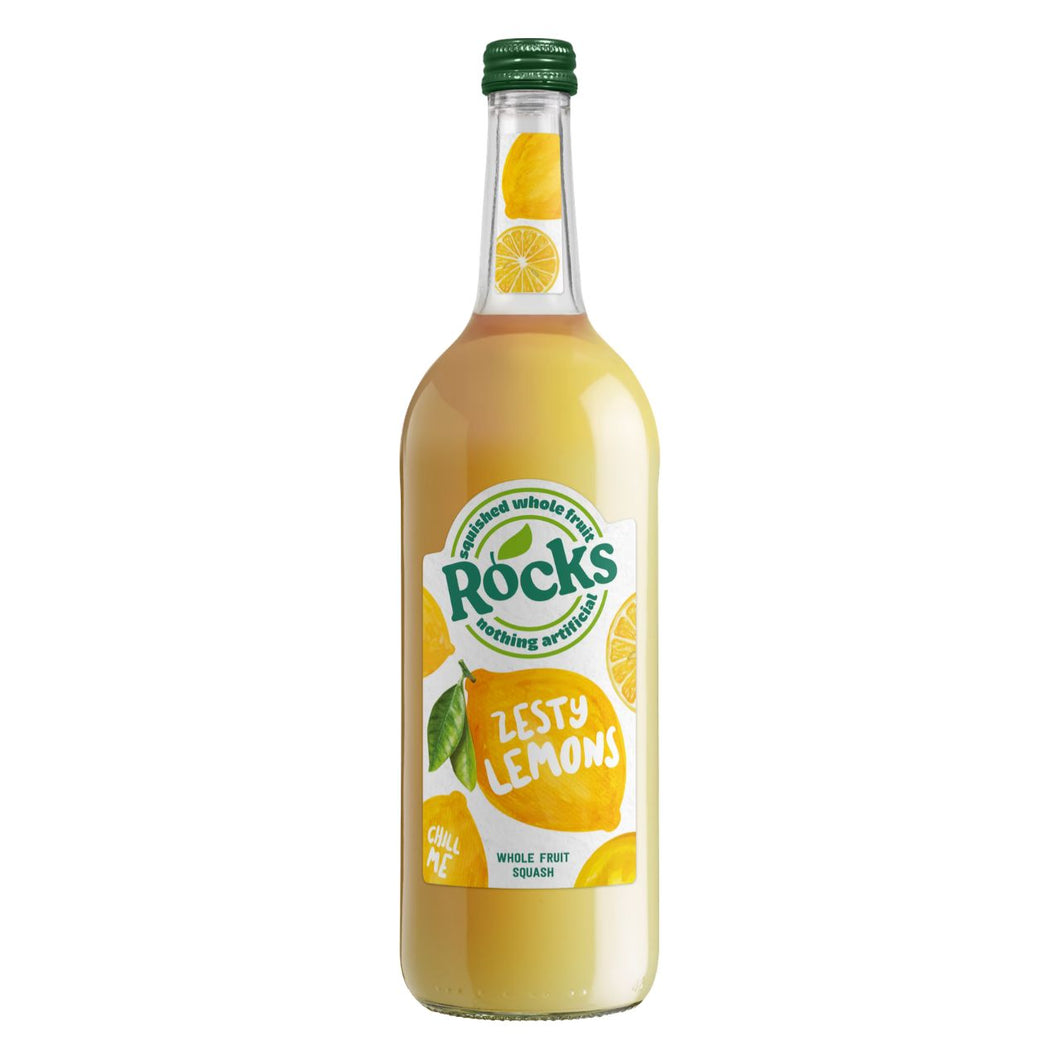Rocks Fruit Squash - Zesty Lemons 740ml