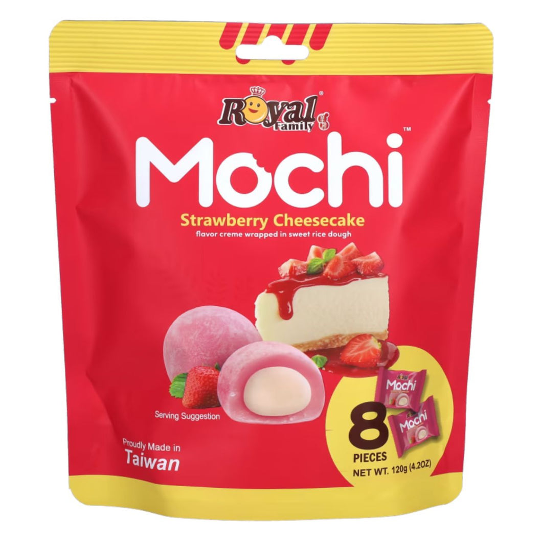 Royal Family Mochi - Strawberry Cheesecake 120g