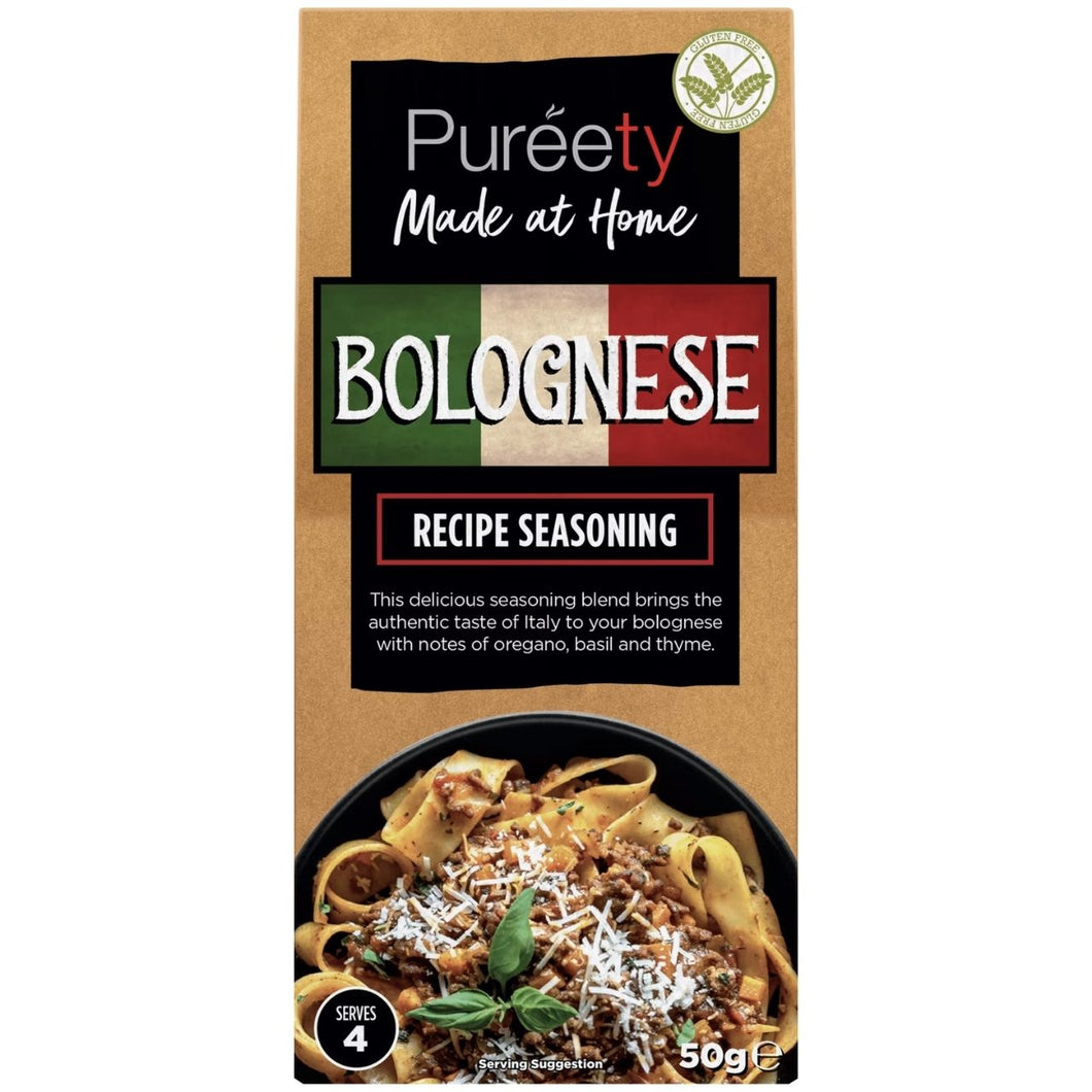 Pureety Bolognese Recipe Seasoning 50g