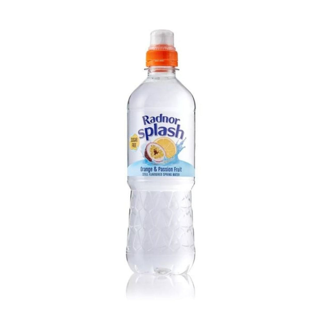 Radnor Splash Still Orange & Passionfruit Flavoured Water 500ml