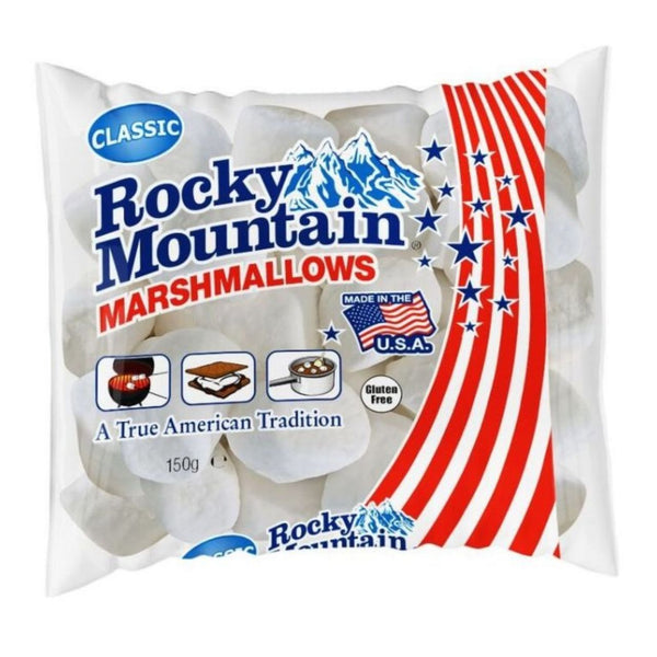 Rocky Mountain Regular White Marshmallows 150g