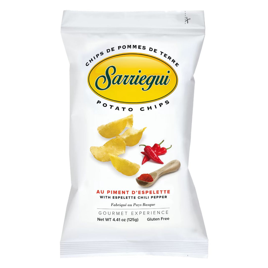 Sarriegui Potato Chips - Espelette Chili Pepper 125g