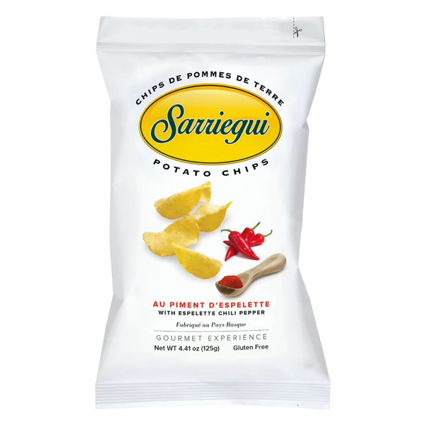 Sarriegui Potato Chips - Espelette Chili Pepper 125g