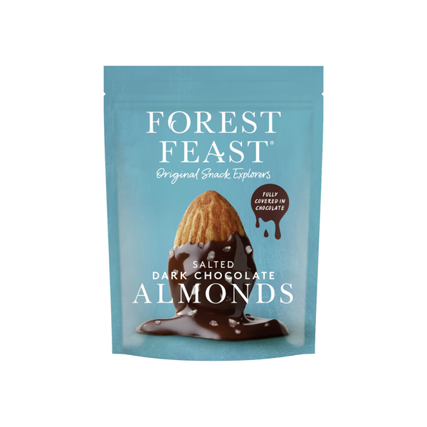 Forest Feast Salted Dark Chocolate Almonds 120g