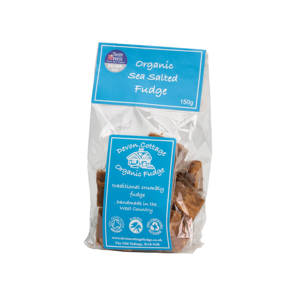 Devon Cottage Organic Sea Salted Fudge 150g