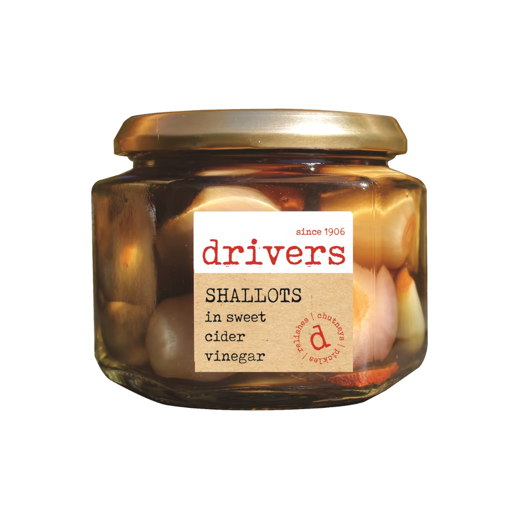 Drivers Shallots In Sweet Cider Vinegar 350g