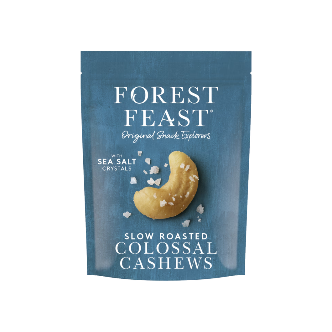 Forest Feast Slow Roasted Colossal Cashews 120g