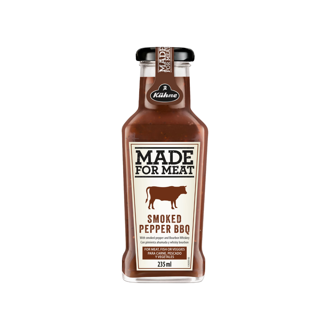 Kuhne Made For Meat - Smoked Pepper Bbq Style Sauce 235ml