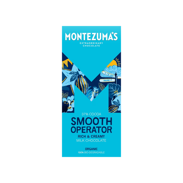 Montezuma's Smooth Operator Organic Milk Chocolate Bar 90g