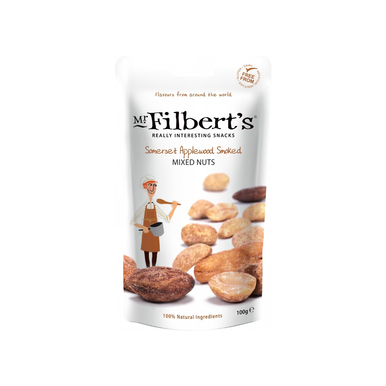 Mr Filbert's Somerset Applewood Smoked Mixed Nuts 100g