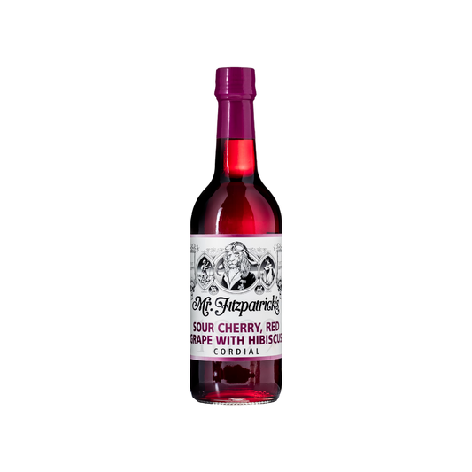 Mr Fitzpatrick's Sour Cherry, Red Grape & Hibiscus Cordial 500ml