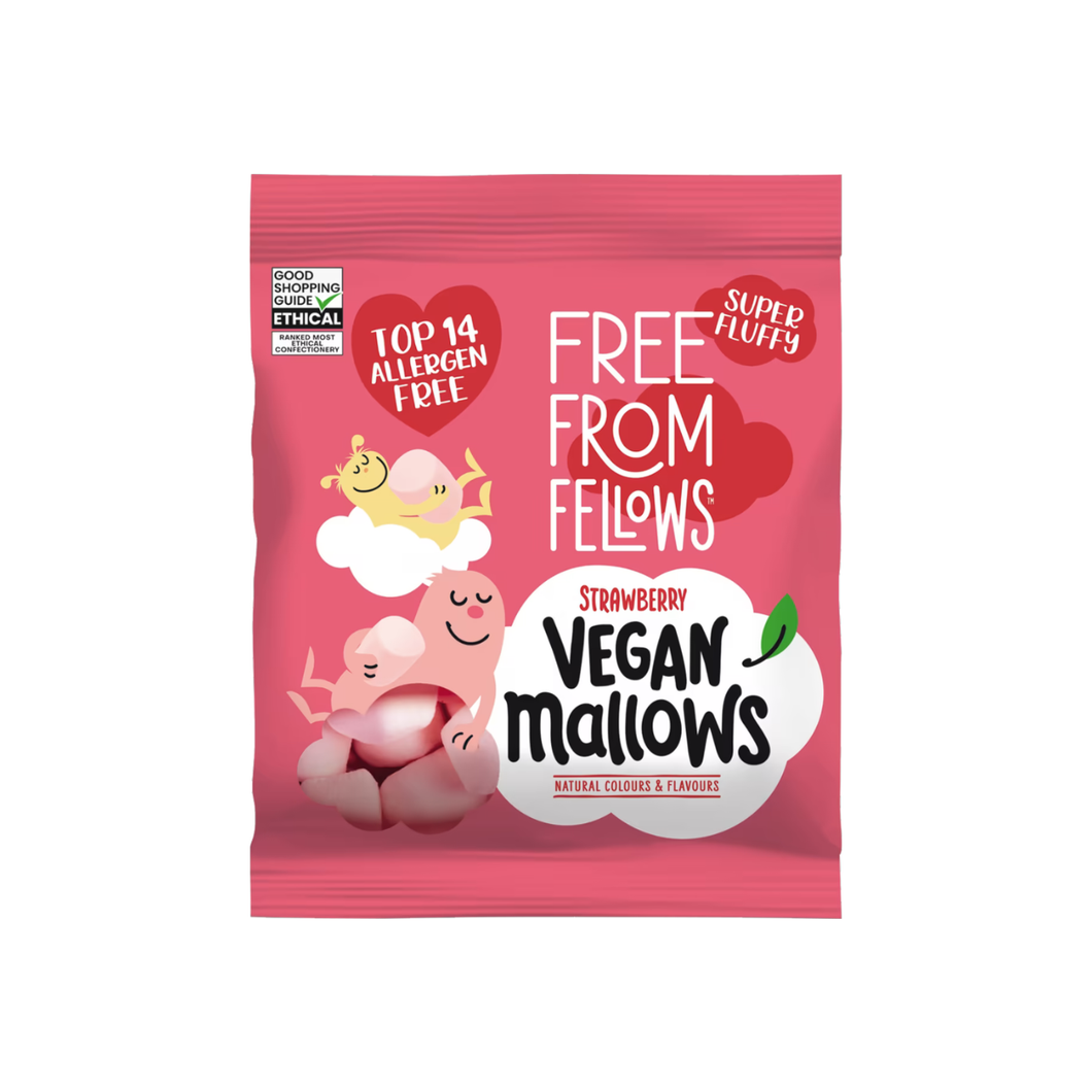Free From Fellows Strawberry Mallows 105g