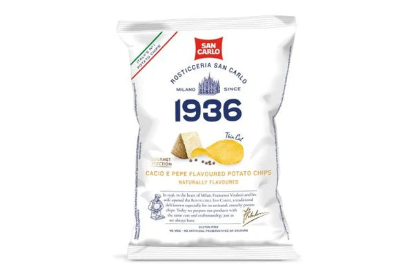 San Carlo Cacio e Pepe Flavoured Potato Chips   100g