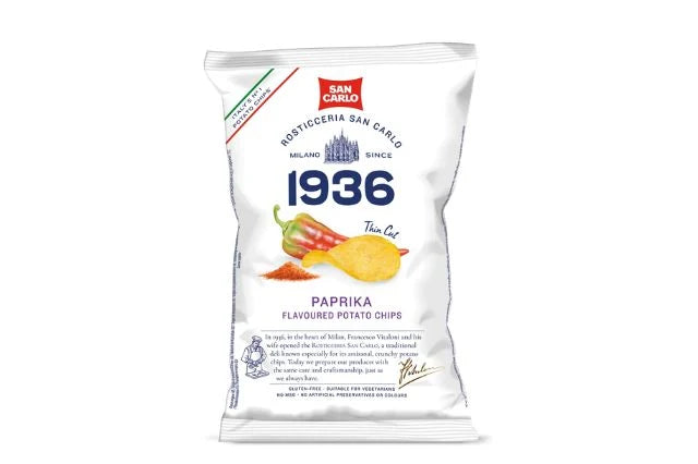 San Carlo Paprika Flavour Crisps    150g