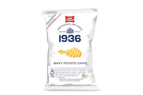 San Carlo Rustica Croccante Wavy Crisps   150g
