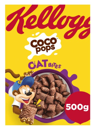 Kellogg's Coco Pops Oat Bites Cereal 500g