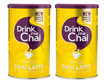 DRINK ME CHAI Vanilla Chai Latte 250g - pack of 2