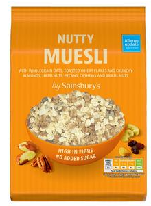 Sainsbury's Nutty Muesli 750g