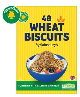 Sainsbury's Wheat Biscuits x48