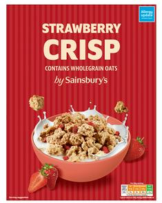 Sainsbury's Strawberry Crisp 500g