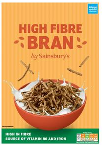 Sainsbury's High Fibre Bran 500g