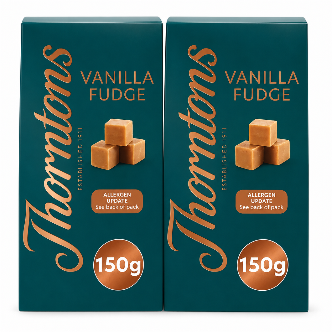 Thorntons Vanilla Fudge 150g - Pack of 2