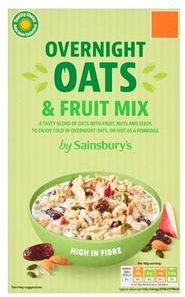 Sainsbury's Overnight Oats &amp; Fruit Mix 500g