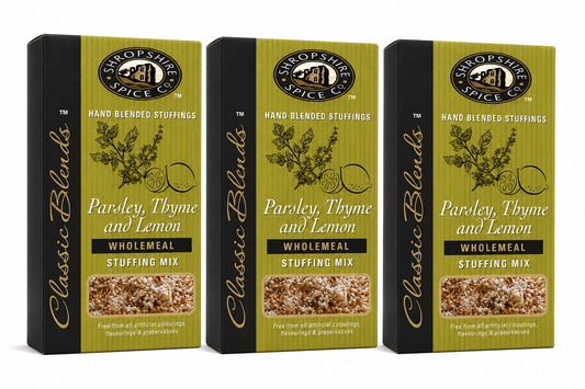 SHROPSHIRE SPICE CO. Parsley, Thyme & Lemon Wholemeal Stuffing Mix 150g - Pack of 3